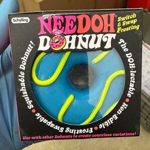 Needoh Dohnut Blue Frosted Donut Toy by Schylling